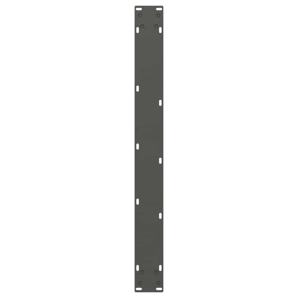 Produktbild för Matbordsben V-formade 2 st antracit 70x(72-73,3) cm stål