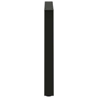 Produktbild för Matbordsben V-formade 2 st svarta 80x(72-73,3) cm stål