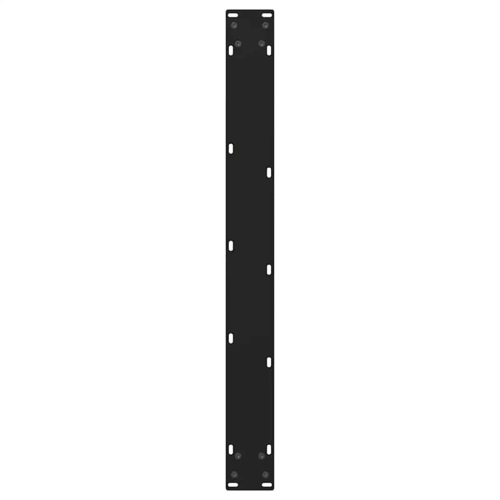 Produktbild för Matbordsben V-formade 2 st svarta 80x(72-73,3) cm stål