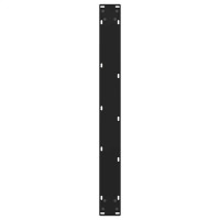 Produktbild för Matbordsben V-formade 2 st svarta 80x(72-73,3) cm stål