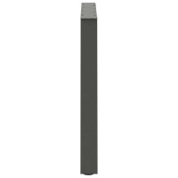 Produktbild för Matbordsben V-formade 2 st antracit 80x(72-73,3) cm stål