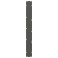 Produktbild för Matbordsben V-formade 2 st antracit 80x(72-73,3) cm stål