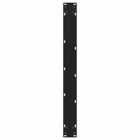 Produktbild för Matbordsben V-formade 2 st svarta 90x(72-73,3) cm stål