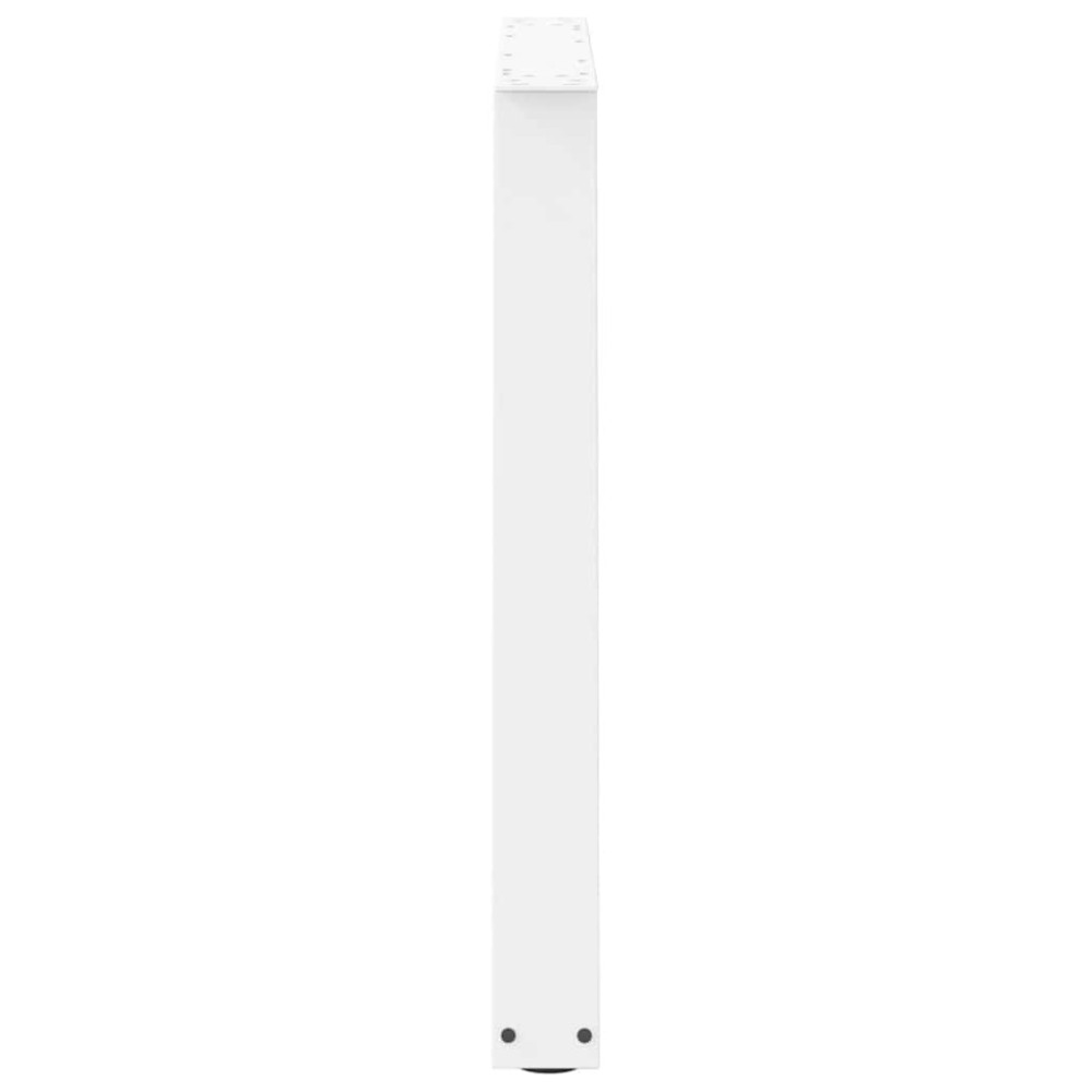 Produktbild för Matbordsben V-formade 2 st vita 90x(72-73,3) cm stål
