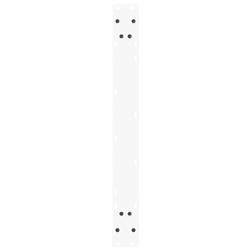 Produktbild för Matbordsben V-formade 2 st vita 90x(72-73,3) cm stål