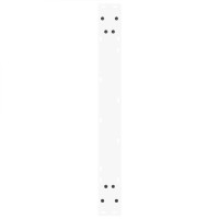 Produktbild för Matbordsben V-formade 2 st vita 100x(72-73,3) cm stål