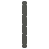 Produktbild för Matbordsben V-formade 2 st antracit 100x(72-73,3) cm stål