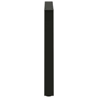 Produktbild för Matbordsben V-formade 3 st svarta 70x(72-73,3) cm stål
