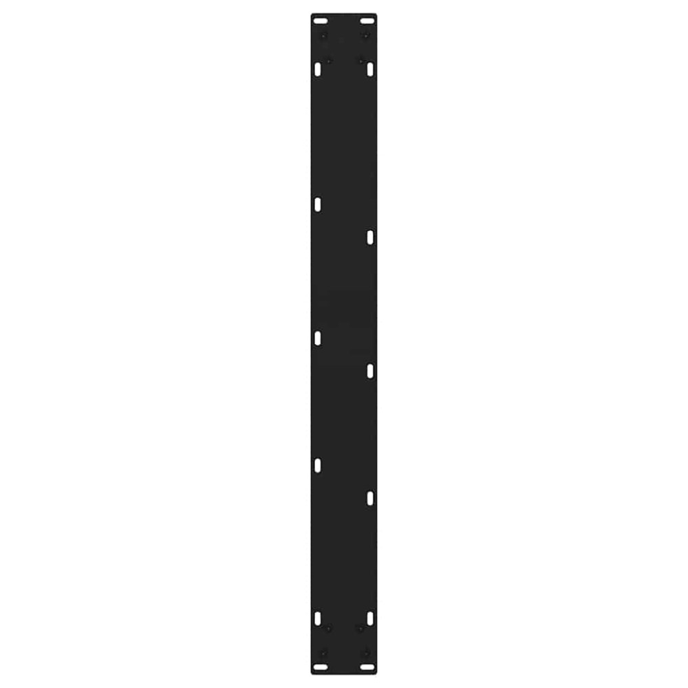 Produktbild för Matbordsben V-formade 3 st svarta 70x(72-73,3) cm stål