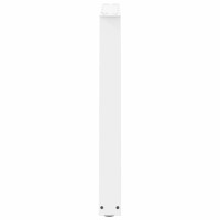 Produktbild för Matbordsben V-formade 3 st vita 70x(72-73,3) cm stål