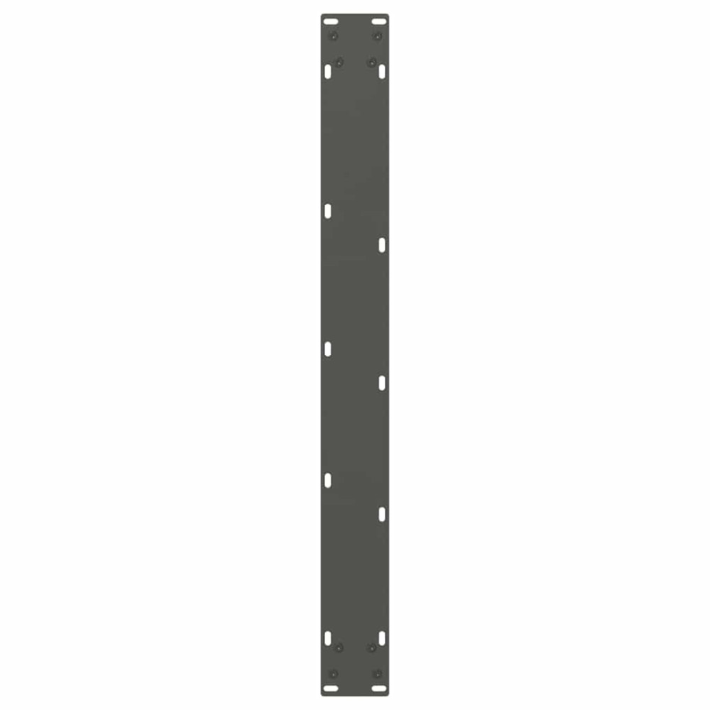Produktbild för Matbordsben V-formade 3 st antracit 70x(72-73,3) cm stål