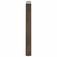 Produktbild för Matbordsben V-formade 3 st naturstål 70x(72-73,3) cm stål
