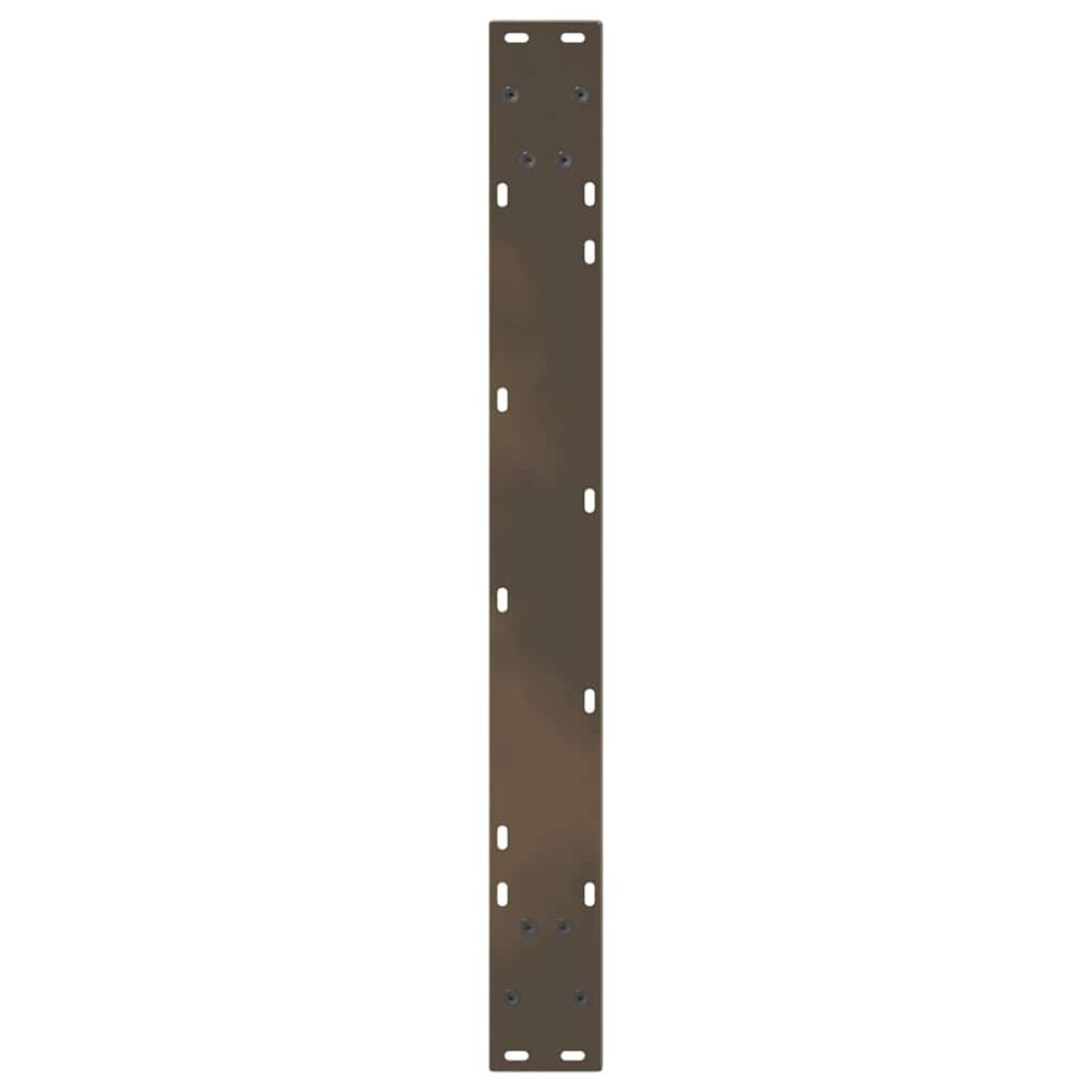 Produktbild för Matbordsben V-formade 3 st naturstål 70x(72-73,3) cm stål