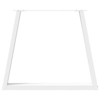 Produktbild för Matbordsben V-formade 3 st vita 80x(72-73,3) cm stål