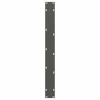 Produktbild för Matbordsben V-formade 3 st antracit 80x(72-73,3) cm stål