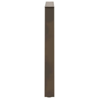 Produktbild för Matbordsben V-formade 3 st naturstål 80x(72-73,3) cm stål