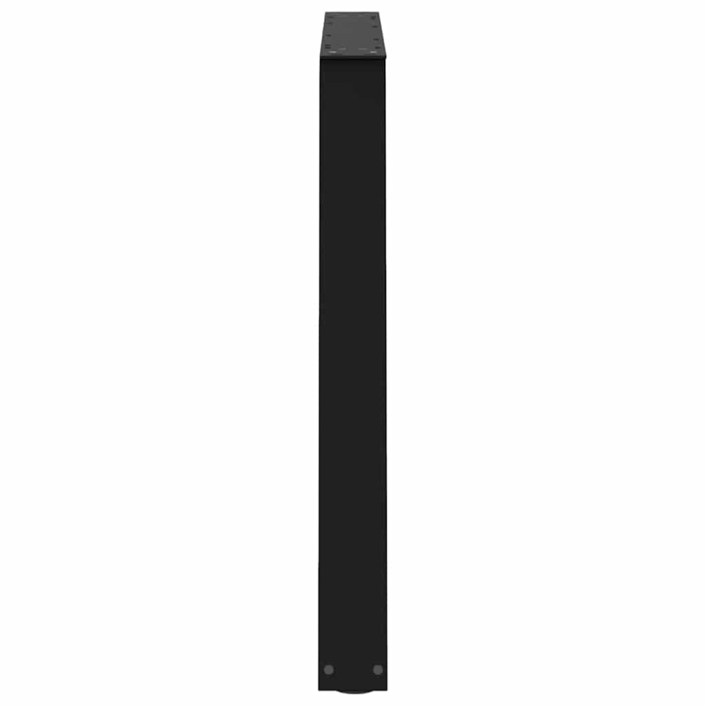 Produktbild för Matbordsben V-formade 3 st svarta 90x(72-73,3) cm stål