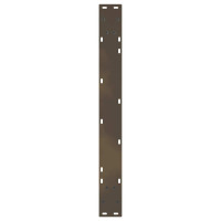 Produktbild för Matbordsben V-formade 3 st naturstål 90x(72-73,3) cm stål
