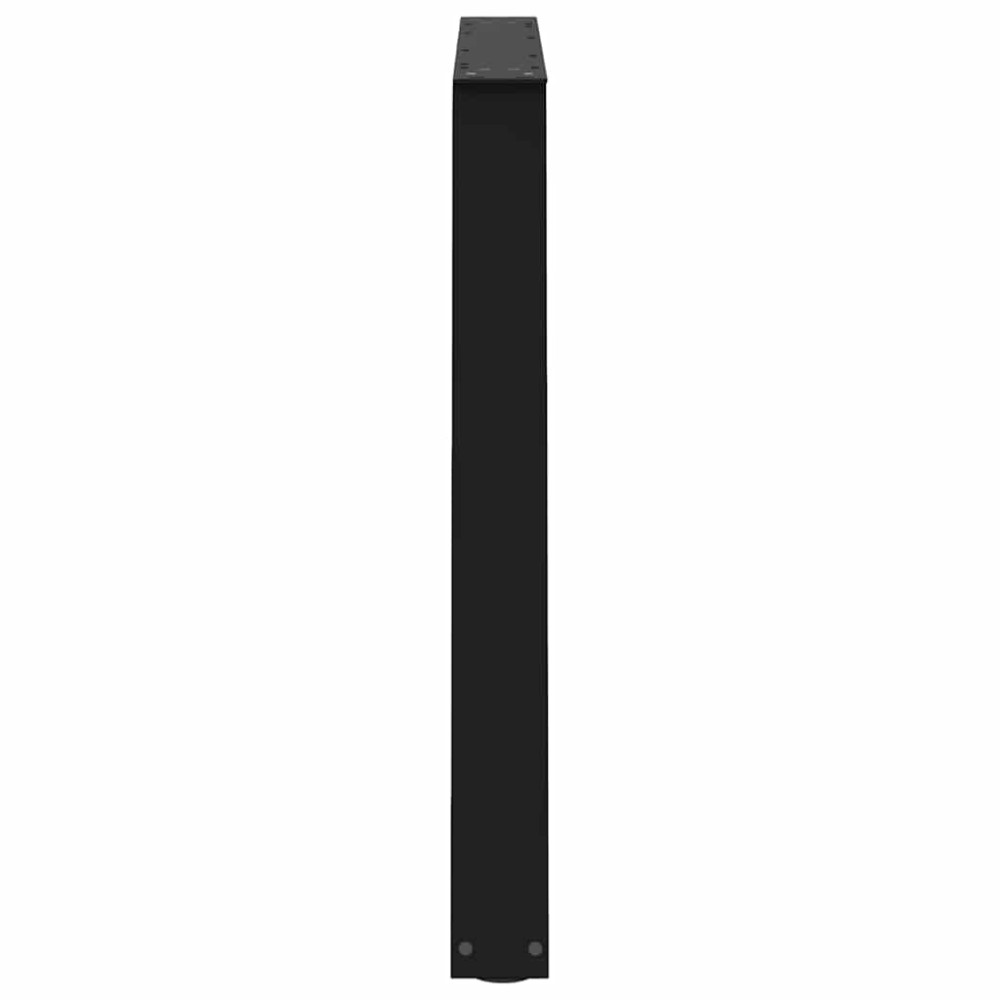 Produktbild för Matbordsben V-formade 3 st svarta 100x(72-73,3) cm stål