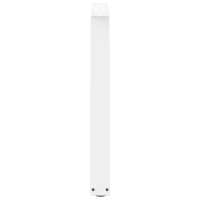 Produktbild för Matbordsben V-formade 3 st vita 100x(72-73,3) cm stål