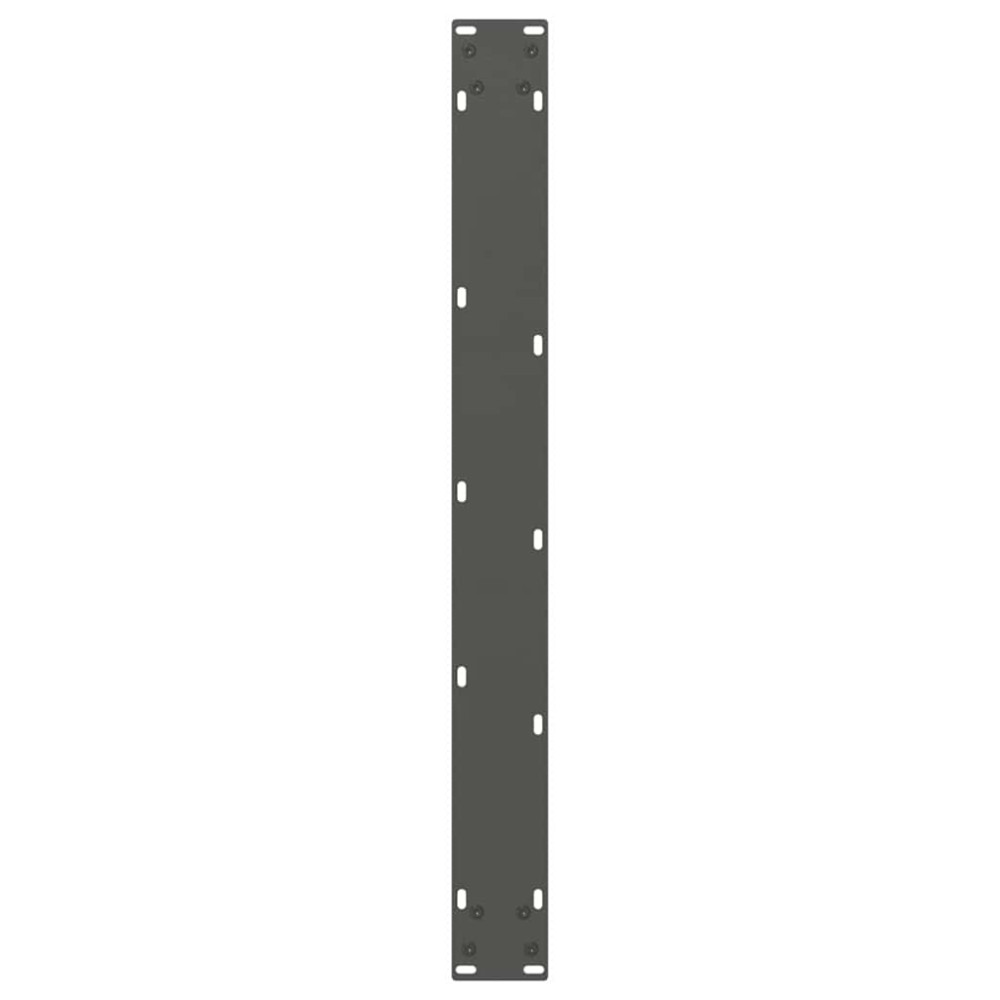 Produktbild för Matbordsben V-formade 3 st antracit 100x(72-73,3) cm stål