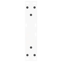 Produktbild för Soffbordsben V-formade 2 st vita 30x(30-31,3) cm stål