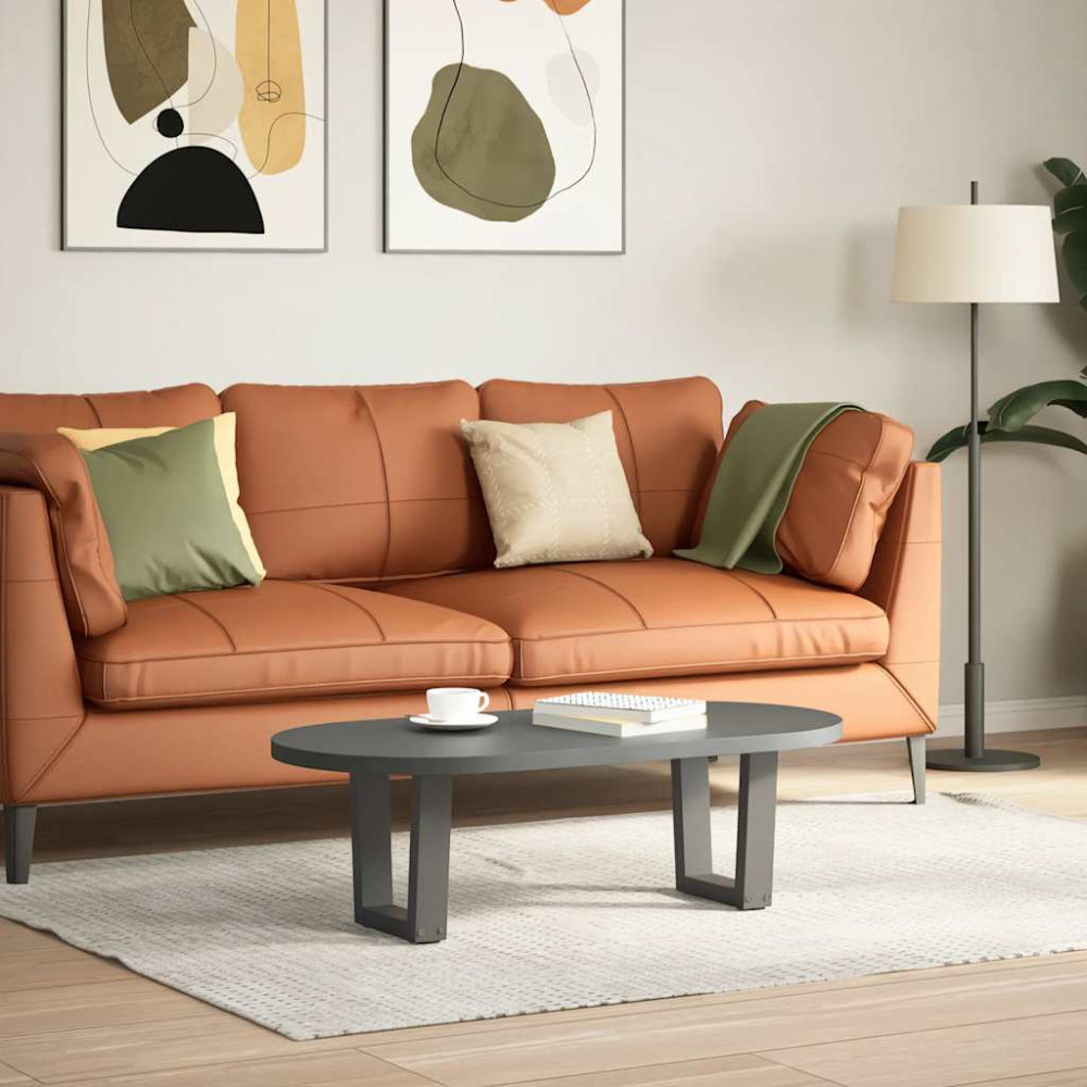 Produktbild för Soffbordsben V-formade 2 st antracit 30x(30-31,3) cm stål
