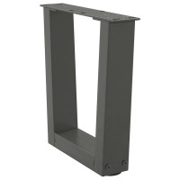 Produktbild för Soffbordsben V-formade 2 st antracit 30x(30-31,3) cm stål