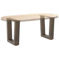 Produktbild för Soffbordsben V-formade 2 st naturstål 30x(30-31,3) cm stål