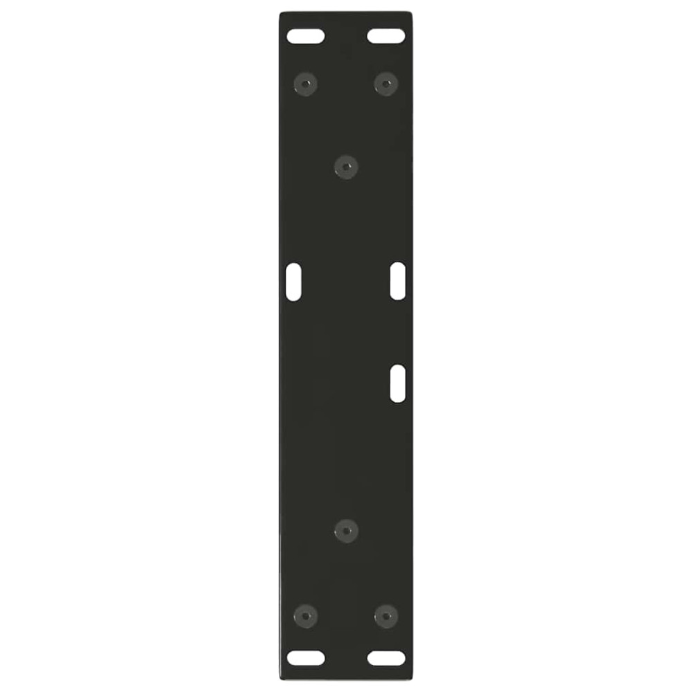 Produktbild för Soffbordsben V-formade 2 st svarta 40x(30-31,3) cm stål