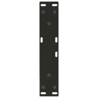 Produktbild för Soffbordsben V-formade 2 st svarta 40x(30-31,3) cm stål