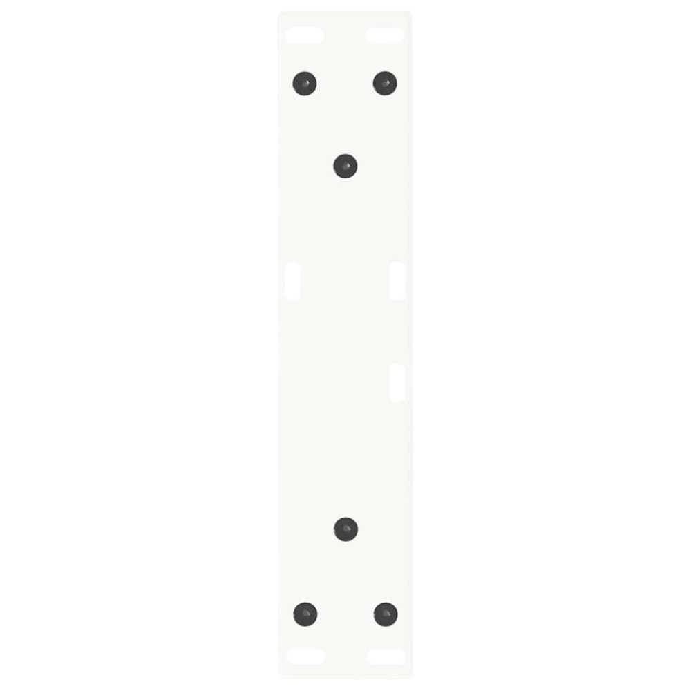 Produktbild för Soffbordsben V-formade 2 st vita 40x(30-31,3) cm stål