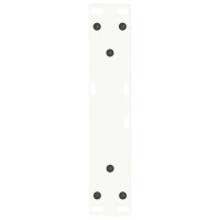 Produktbild för Soffbordsben V-formade 2 st vita 40x(30-31,3) cm stål