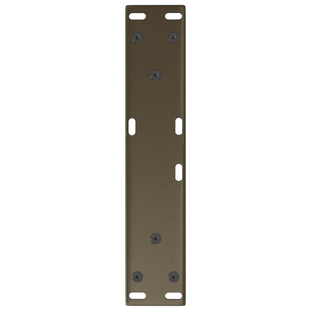 Produktbild för Soffbordsben V-formade 2 st naturstål 40x(30-31,3) cm stål