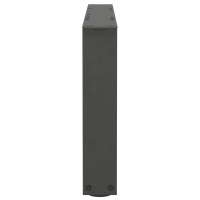 Produktbild för Soffbordsben V-formade 2 st antracit 50x(30-31,3) cm stål