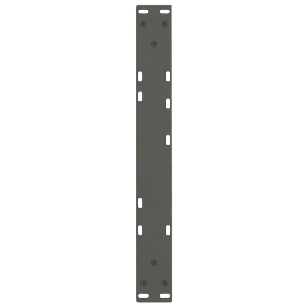 Produktbild för Soffbordsben V-formade 2 st antracit 50x(30-31,3) cm stål