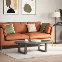 Produktbild för Soffbordsben V-formade 2 st naturstål 50x(30-31,3) cm stål