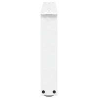 Produktbild för Soffbordsben V-formade 2 st vita 60x(30-31,3) cm stål