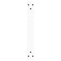 Produktbild för Soffbordsben V-formade 2 st vita 60x(30-31,3) cm stål
