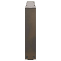 Produktbild för Soffbordsben V-formade 2 st naturstål 60x(30-31,3) cm stål