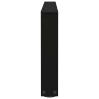 Produktbild för Soffbordsben V-formade 2 st svarta 70x(30-31,3) cm stål