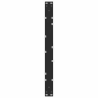 Produktbild för Soffbordsben V-formade 2 st svarta 70x(30-31,3) cm stål