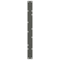 Produktbild för Soffbordsben V-formade 2 st antracit 70x(30-31,3) cm stål