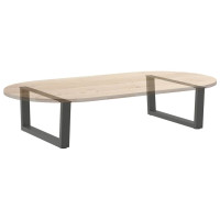 Produktbild för Soffbordsben V-formade 2 st antracit 70x(30-31,3) cm stål