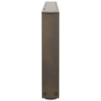 Produktbild för Soffbordsben V-formade 2 st naturstål 70x(30-31,3) cm stål