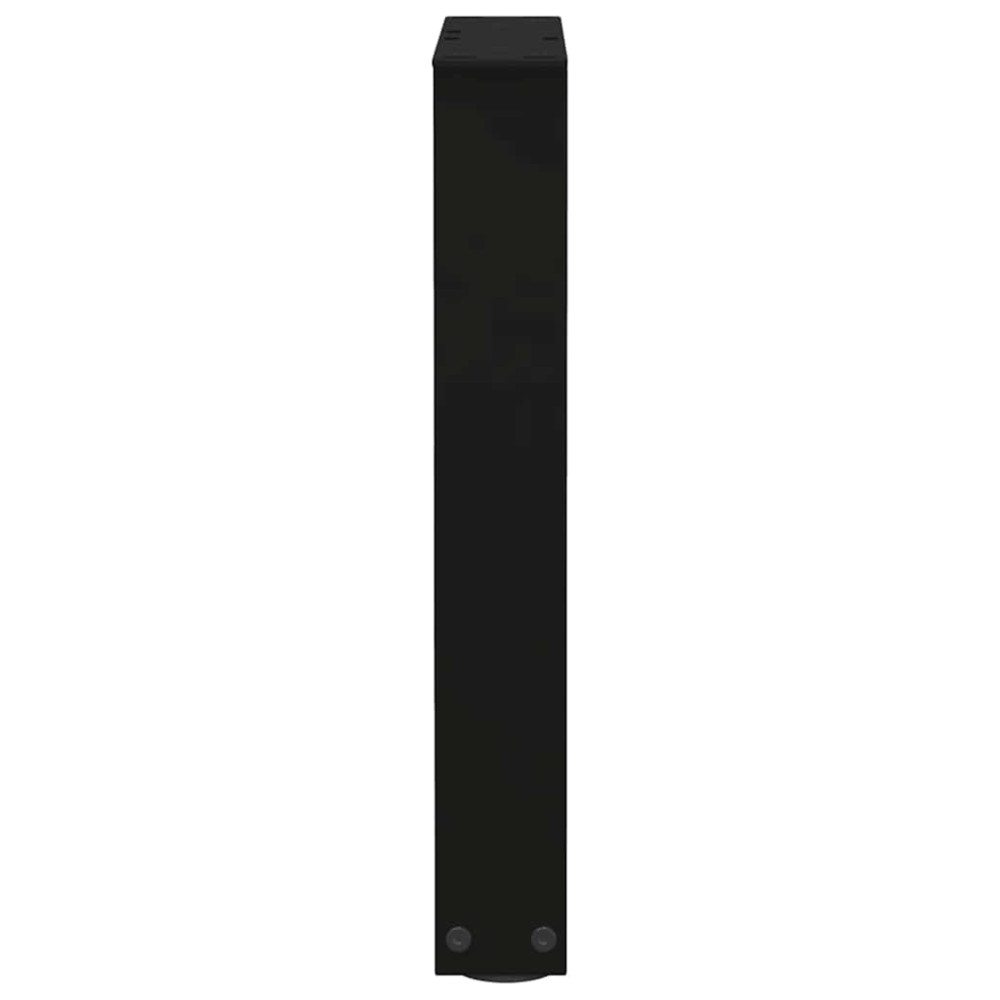 Produktbild för Soffbordsben V-formade 2 st svarta 28x(42-43,3) cm stål