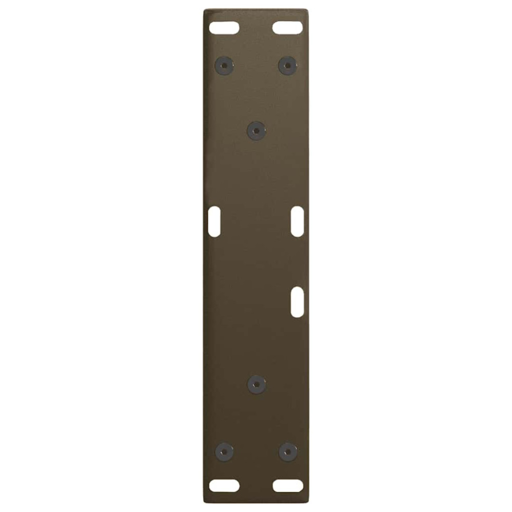 Produktbild för Soffbordsben V-formade 2 st naturstål 28x(42-43,3) cm stål