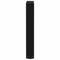 Produktbild för Soffbordsben V-formade 2 st svarta 38x(42-43,3) cm stål