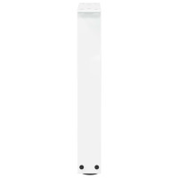 Produktbild för Soffbordsben V-formade 2 st vita 38x(42-43,3) cm stål
