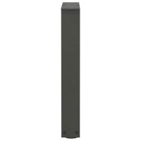 Produktbild för Soffbordsben V-formade 2 st antracit 38x(42-43,3) cm stål